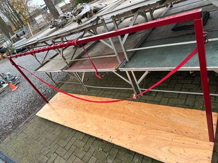 Lange Verrijdbare Kar, Doe-het-zelf en Verbouw, Transportwagens, Transportkar, 100 liter of meer, Ophalen