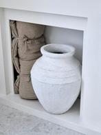 Grote beton pot kruik vaas Urban Nature Culture Loods 5, Huis en Inrichting, Woonaccessoires | Vazen, Ophalen, Steen, Wit, Zo goed als nieuw