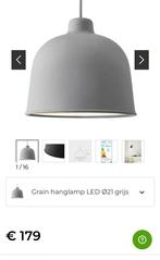Muuto grain pendant lamp grijs nieuw, Ophalen, Nieuw, Minder dan 50 cm