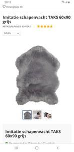 Imitatie schapenvacht TAKS 60x90 grijs, 50 tot 100 cm, Nieuw, 50 tot 100 cm, Ophalen of Verzenden