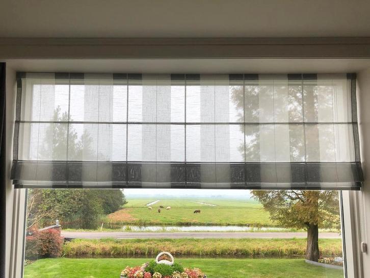 Vouwgordijnen plissé, Huis en Inrichting, Stoffering | Gordijnen en Lamellen, Zo goed als nieuw, 100 tot 150 cm, 150 tot 200 cm