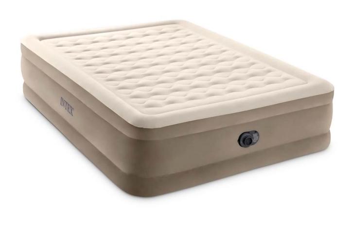 2 persoons luchtbed met ingebouwde pomp  152x203x46cm ZGAN, Caravans en Kamperen, Luchtbedden, Zo goed als nieuw, Ophalen