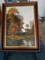 Landschapsschilderij Penders - Olieverf op doek, Ophalen of Verzenden