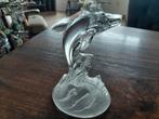 Mooie massief glazen olifant op massief glazen voet, Verzamelen, Ophalen of Verzenden, Nieuw, Kristal, Beeldje(s)