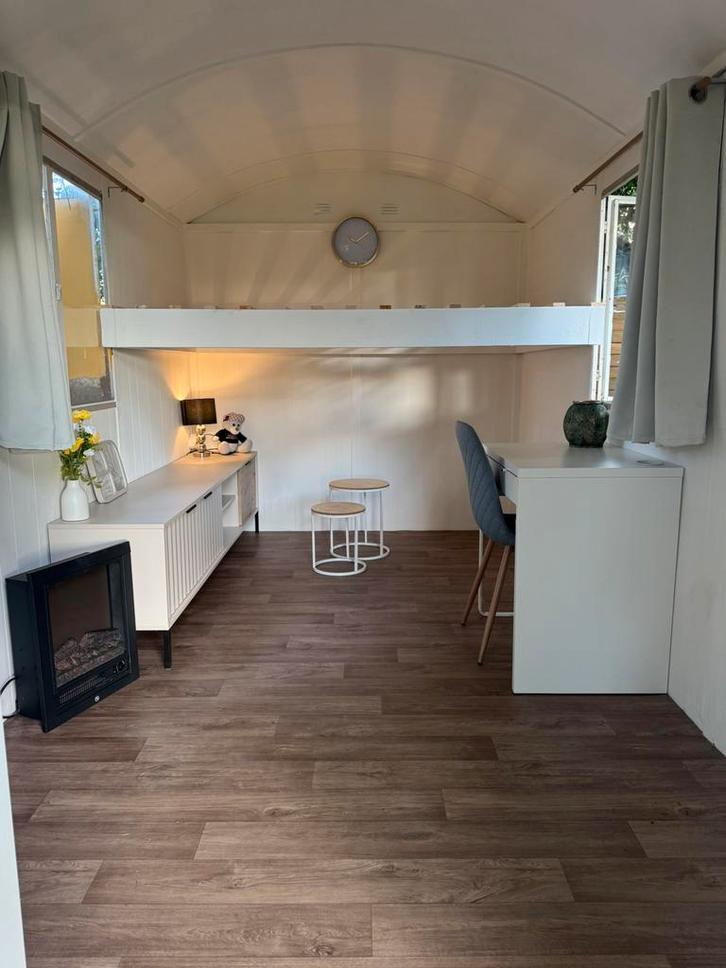 Tiny house te koop met imboedel., Tuin en Terras, Tuinhuizen, Ophalen of Verzenden