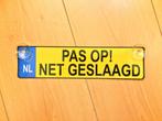 Kentekenbordje geslaagd, Ophalen of Verzenden, Nieuw