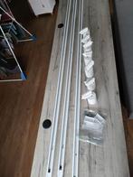 Rail verlichting, 1 fase, 6 meter, Powergear, Ophalen, Winkel verlichting, Metaal of Aluminium, Zo goed als nieuw