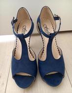 Blauwe sandaletten, Pumps, Blauw, Ophalen of Verzenden, Zo goed als nieuw