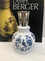 Lampe Berger - Vintage Geurbrander wit/blauw/vogel/bloemen, Huis en Inrichting, Woonaccessoires | Kandelaars en Kaarsen, Overige materialen