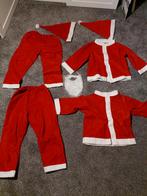 2 Kinder Kerstman Pakken + Baard, Ophalen of Verzenden, Gebruikt, Jongen of Meisje