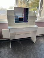Nete kaptafe met spiegel., Huis en Inrichting, Tafels | Kaptafels, Ophalen, 100 tot 150 cm, 100 tot 150 cm, Zo goed als nieuw