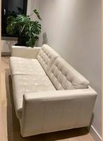 Landskrona 3-zits bank Leer (gratis bezorging), Huis en Inrichting, Ophalen, Gebruikt, Tweepersoons, 200 tot 250 cm