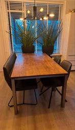 H&H Impala eettafel, Huis en Inrichting, Ophalen, Teakhout, 50 tot 100 cm, Zo goed als nieuw