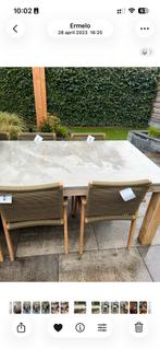 Gebruikte Tuintafel - Blad in goede staat, Tuin en Terras, Tuinsets en Loungesets, Ophalen, Gebruikt, Eettafel, 6 zitplaatsen