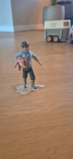 Schleich Boer met Varken - Collectors Item, Ophalen of Verzenden, Zo goed als nieuw, Groter dan 1:35, Figuur of Figuren