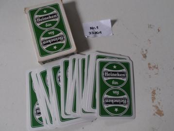 Heineken speelkaarten (nr.1) 33-krt beschikbaar voor biedingen