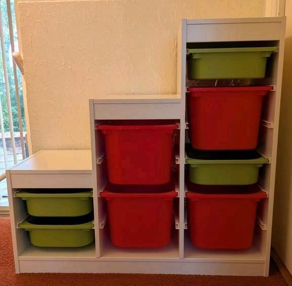Ikea Trofast Kast met Bakken, Kinderen en Baby's, Kinderkamer | Commodes en Kasten, Gebruikt, Kast, 90 tot 105 cm, 100 cm of meer