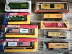 Mooie 9 Amerikaanse wagons H0, Ophalen of Verzenden, Gebruikt, Gelijkstroom, Wagon