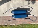 2 blauwe Majoni stootwillen / fenders 16x60, Watersport en Boten, Ophalen, Gebruikt, Overige typen