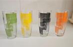 Limonade glazen- vintage jaren 50- 4 stuks, Verzamelen, Ophalen, Zo goed als nieuw, Frisdrankglas