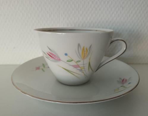 3 kop en schotel Winterling Marktleuthen Bavaria, Antiek en Kunst, Antiek | Servies los, Ophalen of Verzenden