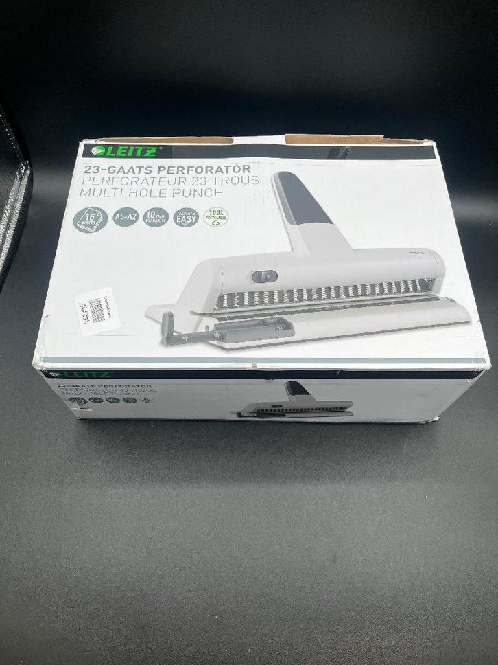 Leitz 23-Gaats Perforator - Perforeert tot 15 Vel, Diversen, Bureau-accessoires, Nieuw, Verzenden
