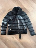 Nikkie Leren Jas Maat L - Stoer & Warm!, Ophalen of Verzenden, Zo goed als nieuw, Zwart