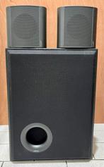 Jamo speakerset SW15 + 2 x sidekick, Overige typen, Ophalen of Verzenden, Zo goed als nieuw, 60 tot 120 watt