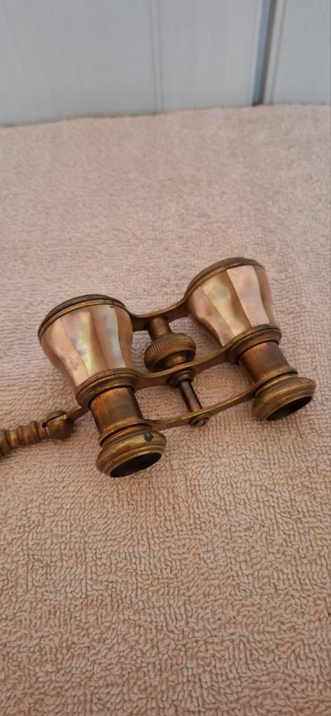 Antieke Theaterkijker met Parelmoer, Antiek en Kunst, Antiek | Overige Antiek, Verzenden