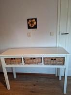 Wandtafel wit, Huis en Inrichting, Tafels | Sidetables, Ophalen, Gebruikt, 100 tot 150 cm, 25 tot 50 cm