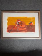 Abstract Schilderij Gesigneerd 108x77cm In Lijst  Albe, Antiek en Kunst, Ophalen of Verzenden