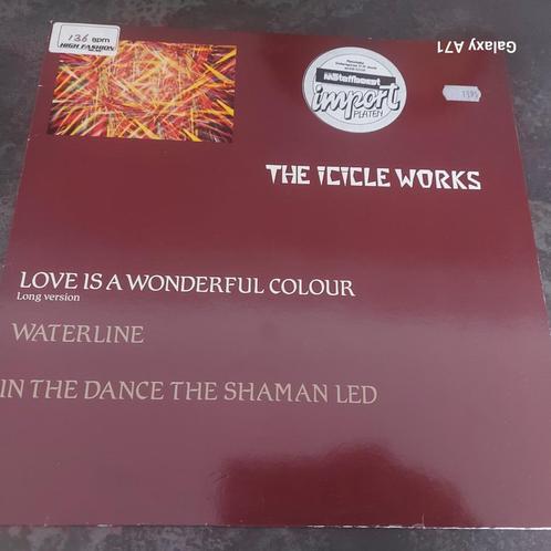 12" Maxisingel The Icicle Works - Love Is A Wonderful Colour, Cd's en Dvd's, Vinyl | Rock, Poprock, 12 inch, Ophalen of Verzenden
