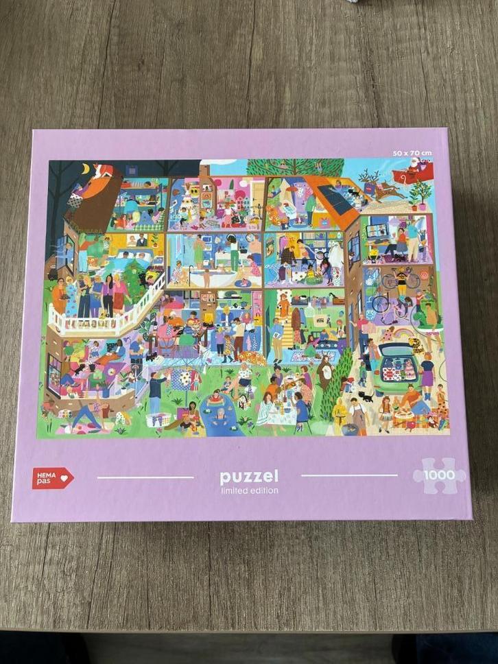 Nieuw HEMA puzzel 1000 stukjes Winkel limited edition, Hobby en Vrije tijd, Denksport en Puzzels, Nieuw, Legpuzzel, 500 t/m 1500 stukjes