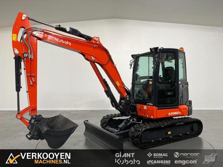2025 Kubota KX060-5 VK10281 Minigraver, Zakelijke goederen, Machines en Bouw | Kranen en Graafmachines, Graafmachine