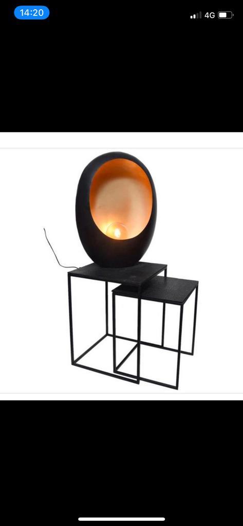 Nieuwe Golden Egg tafellampen, Huis en Inrichting, Lampen | Tafellampen, Nieuw, 50 tot 75 cm, Metaal, Ophalen of Verzenden