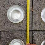 tegels, kattenoog , reflectors , symbooltegels, Ophalen, Gebruikt, 10 m² of meer, Beton