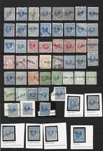 NVPH Willem III Cijfer Wilhelmina Langstempels 66 Stuks, Postzegels en Munten, Postzegels | Nederland, Ophalen of Verzenden, T/m 1940