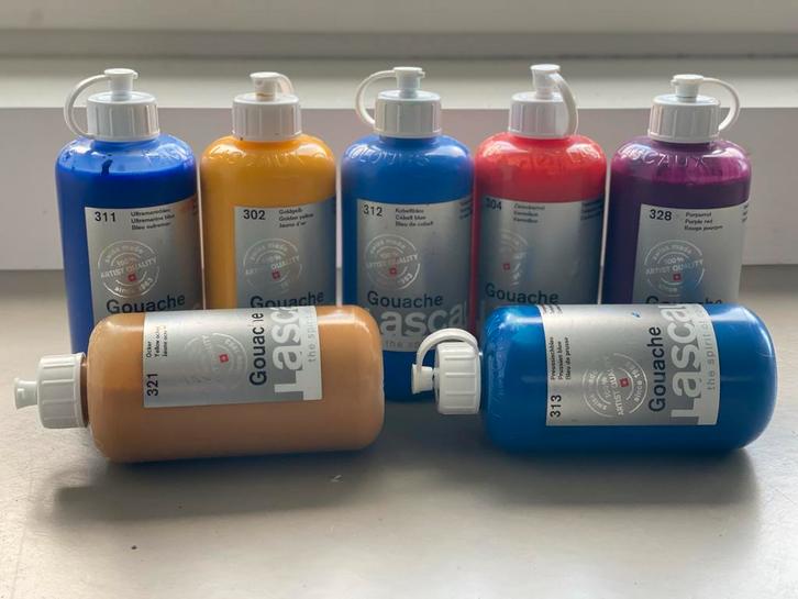 Lascaux Gouache Verf -250 ml per stuk, Hobby en Vrije tijd, Schilderen, Nieuw, Overige typen, Ophalen of Verzenden