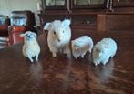 Set van 4 Wollen Schaapjes/Kerstschaap, Antiek en Kunst, Ophalen of Verzenden