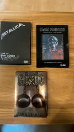 Metallica - iron maiden en AC/DC dvd, Cd's en Dvd's, Dvd's | Muziek en Concerten, Alle leeftijden, Ophalen of Verzenden, Zo goed als nieuw
