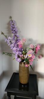 Bloemenvaas met kunstbloemen - 90x50 cm, Huis en Inrichting, Woonaccessoires | Vazen, Overige materialen, Overige kleuren, Ophalen of Verzenden