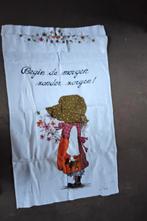Vintage keukenrek doek Sarah Kay/Hollie Hobbie, Verzenden, Zo goed als nieuw, Theedoek of Handdoek