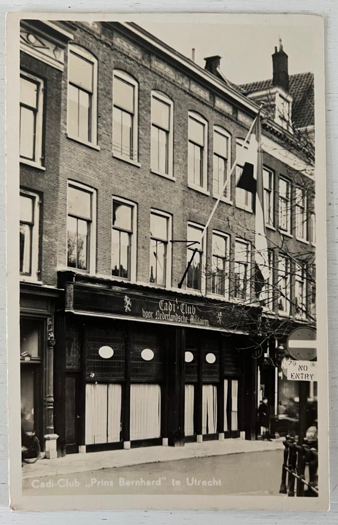 Oude Briefkaart Utrecht - Cadi - Club Prins Bernhard (1947), Verzenden, 1920 tot 1940, Utrecht