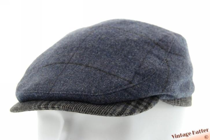 Vintage flatcap Platte pet Mayser Frankie blauw wol 58,5, Kleding | Heren, Hoeden en Petten, Gedragen, Pet, 58 of 59 cm (L, 7¼ of ⅜ inch)