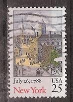 USA, New York, 200 jaar, 1988., Postzegels en Munten, Verzenden, Noord-Amerika, Gestempeld