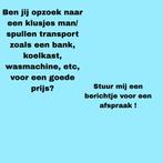 SPULLEN TRANSPORT, Vanaf 1 jaar