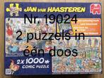 Jan van Haasteren 2 x 1000, Ophalen of Verzenden, Gebruikt