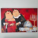 Schilderij 'Dikke Dames' 150x100 cm, Antiek en Kunst, Ophalen
