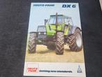 Tractor folder Deutz-Fahr DX 6, Boeken, Ophalen of Verzenden, Zo goed als nieuw