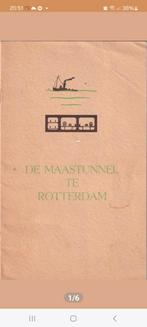 Rotterdam: bouw Maastunnel, Gelezen, Ophalen of Verzenden, 20e eeuw of later